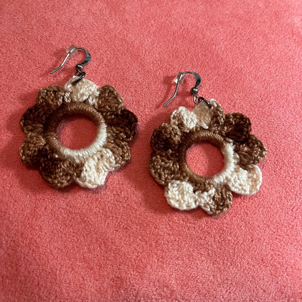 Crocheted earrings
